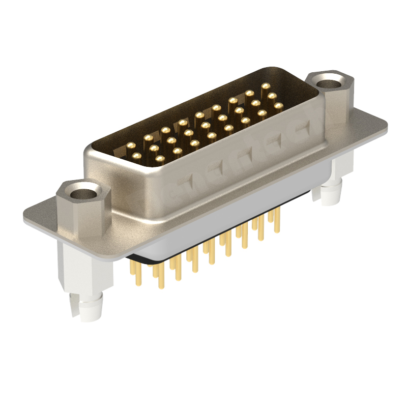 Denentech high quality DR 26P male straight DIP d-sub connector 26Pin d ...