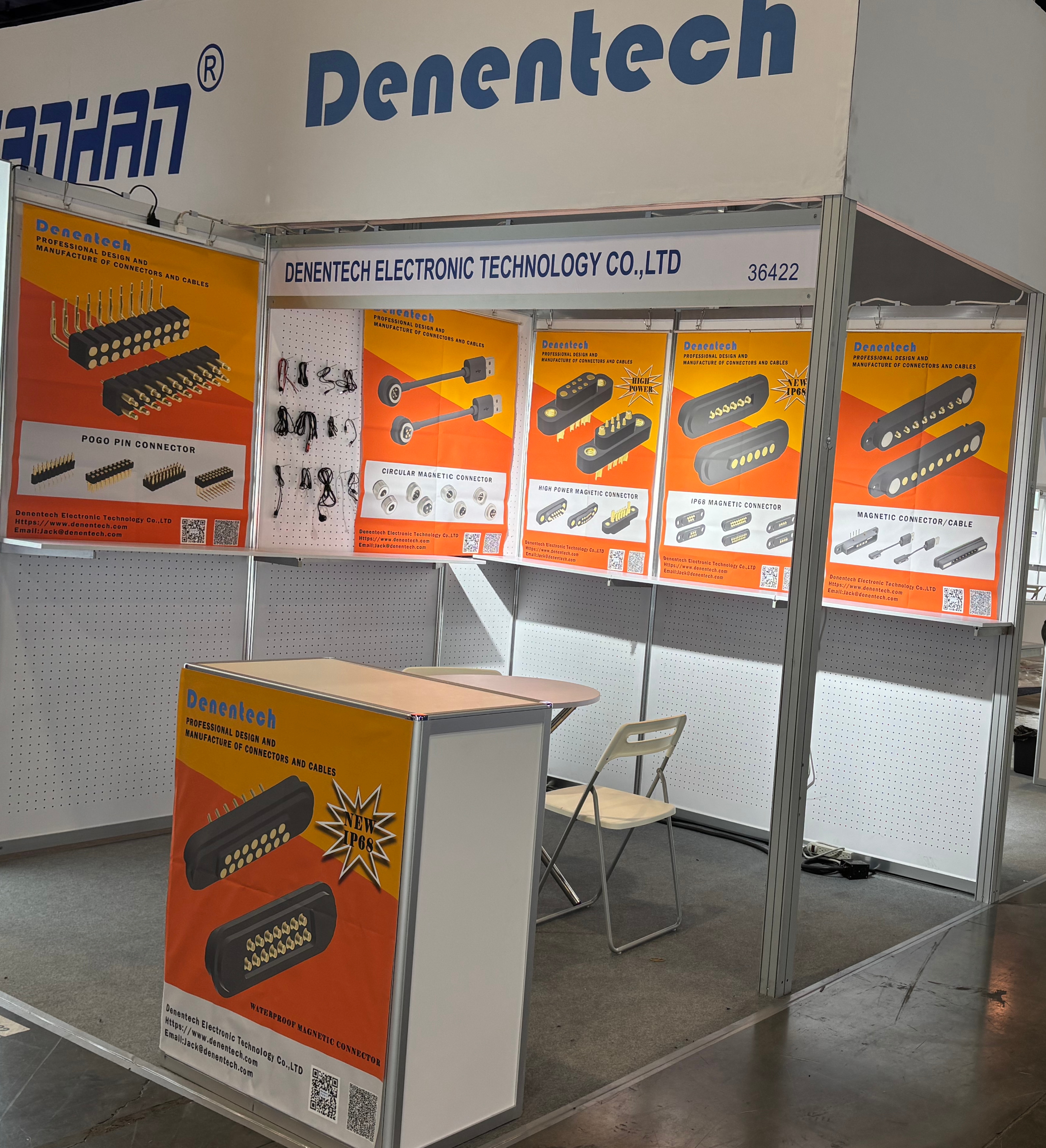 Denentech德能电子展会现场产品展示