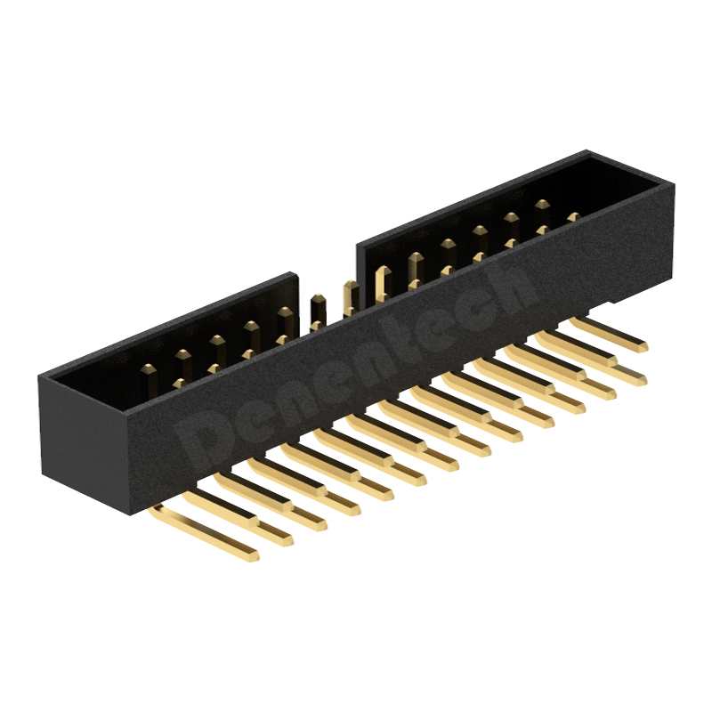 Denentech高质量2.00mmH5.6双排90度简牛连接器 简牛接插件