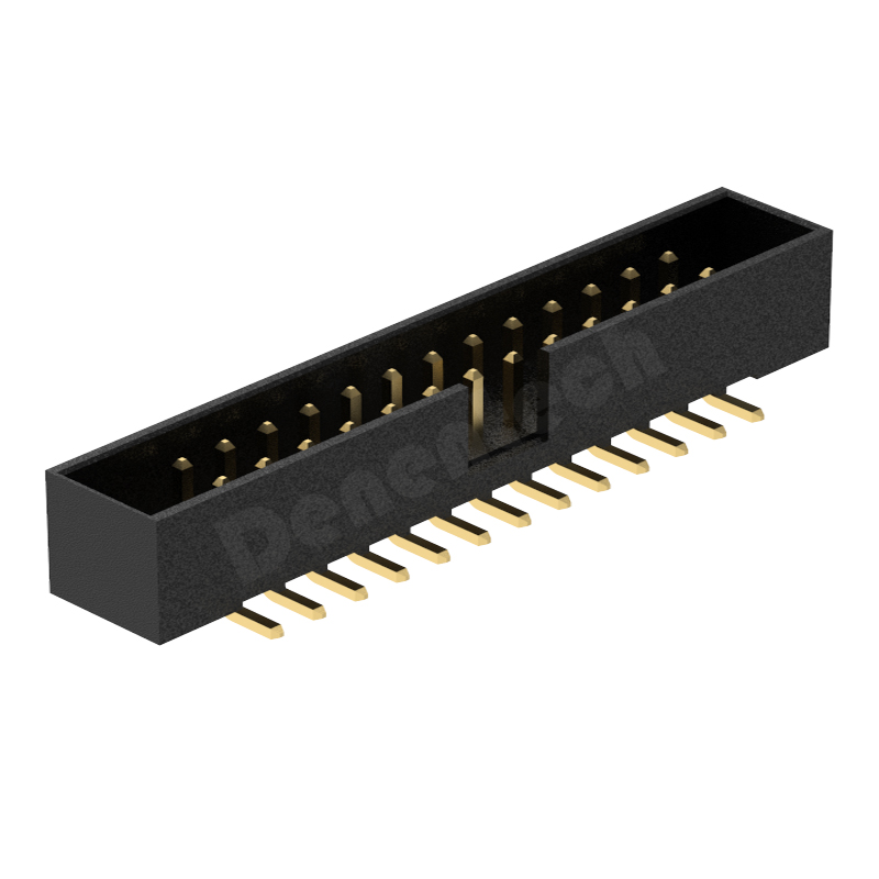 Denentech热卖产品2.00mmH5.6双排180度SMT简牛连接器