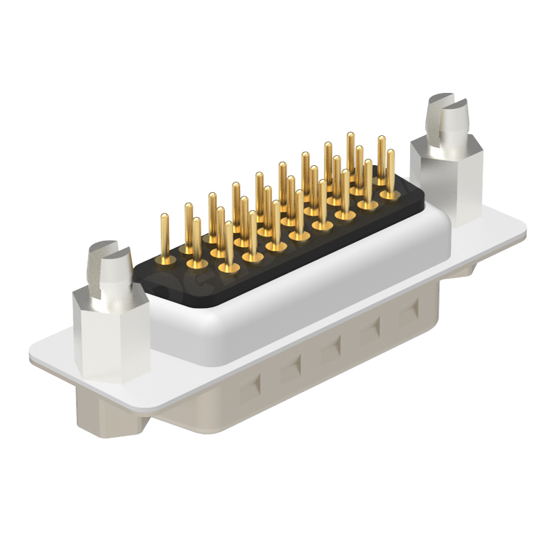 Denentech high quality DR 26P male straight DIP d-sub connector 26Pin d ...