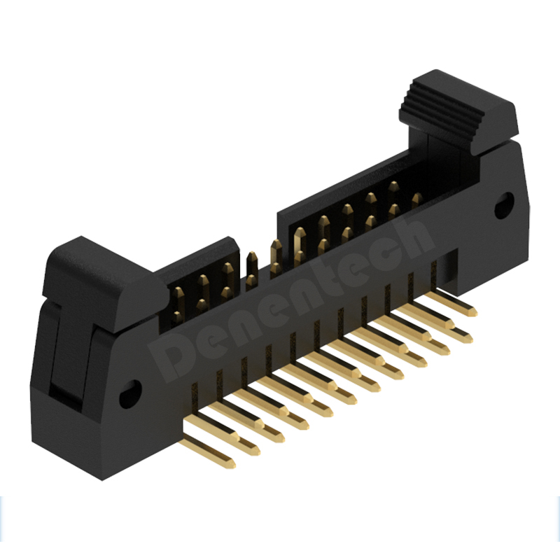 Denentech 优质工厂2.00mm牛角H12.0 90度卡钩牛角连接器