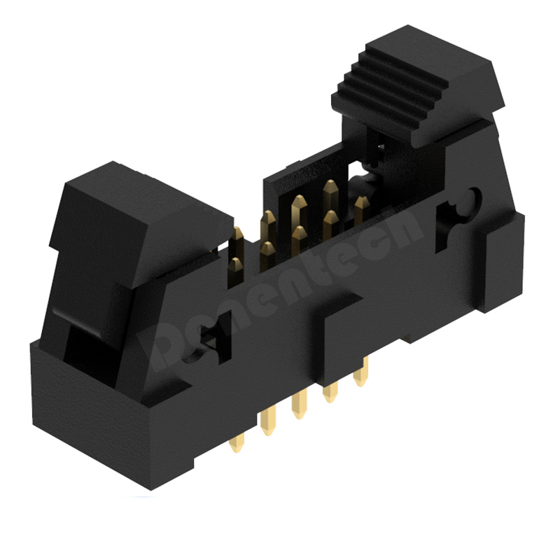Denentech 工厂直供2.00mm牛角H12.19镀金180度直针带扣牛角座
