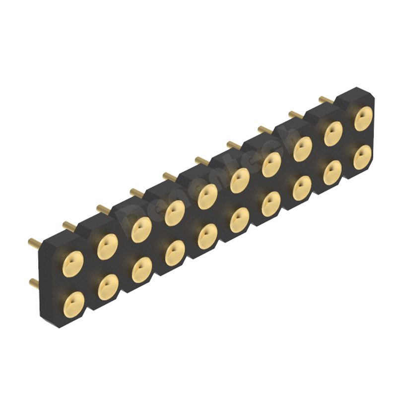 Denentech Hot sales 3.0mm pitch H1.27 dual row female straight DIP ...