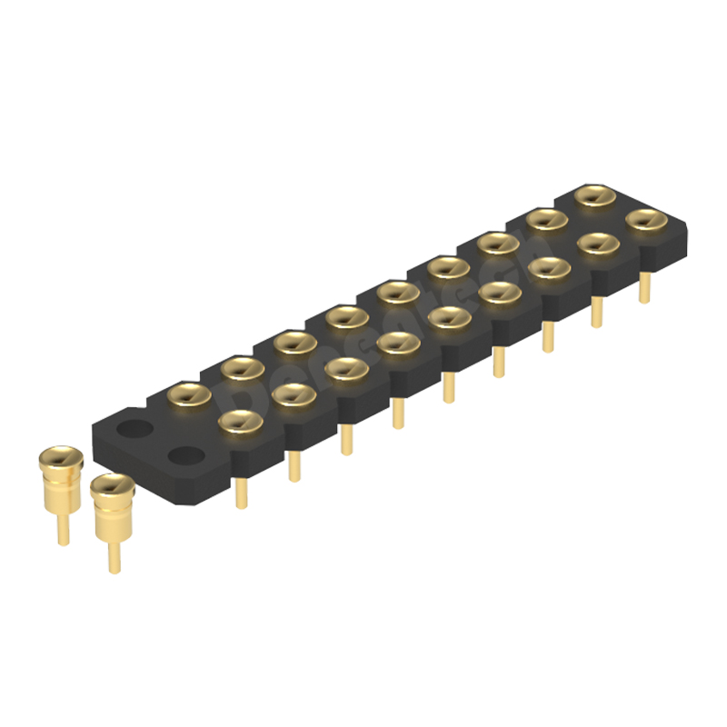 Denentech Hot sales 3.0mm pitch H1.27 dual row female straight DIP ...