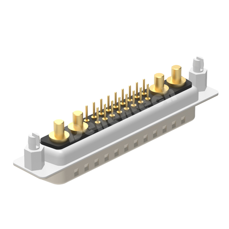 Denentech High quality 21W4 high power DB connector male straight DIP ...