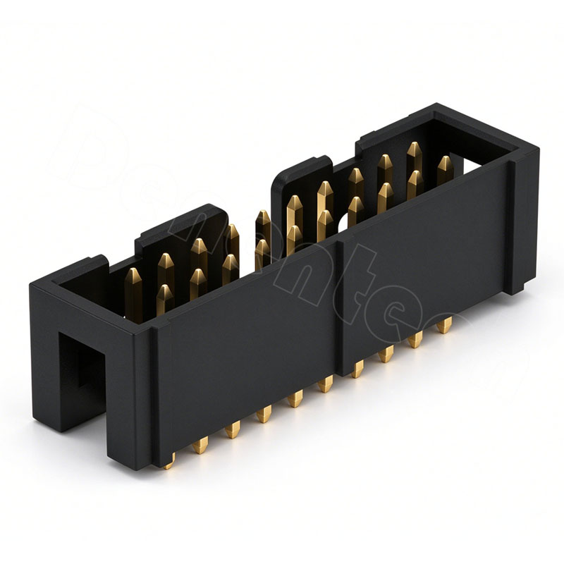 Denentech 2.54mm 间距双排直插简牛连接器