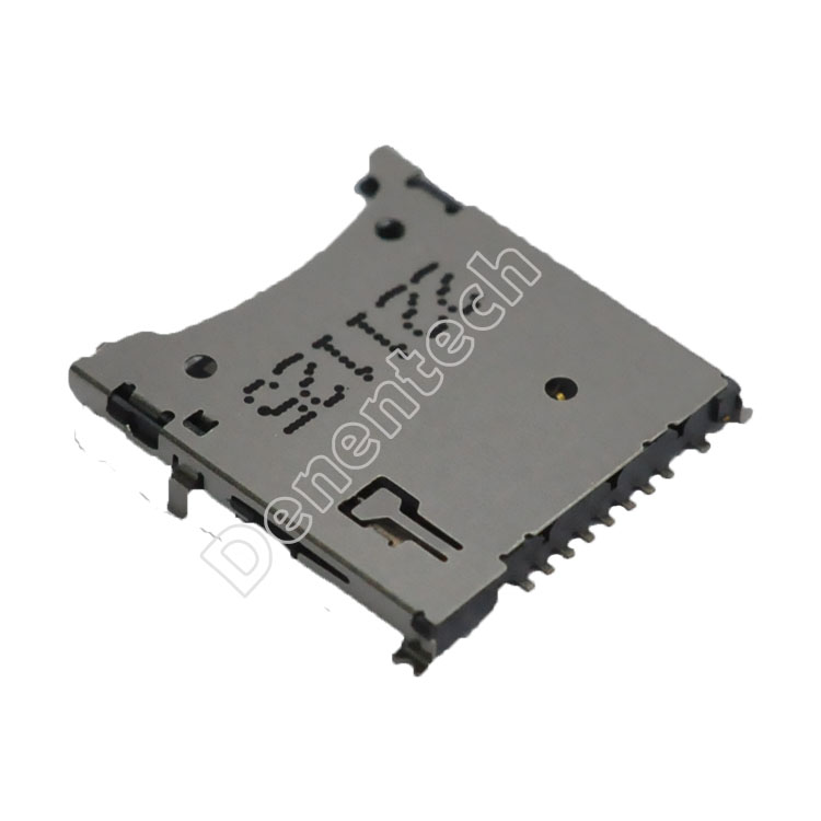 Denentech MicroSD 4.0 H1.67 push-push SD卡座 内存卡槽连接器