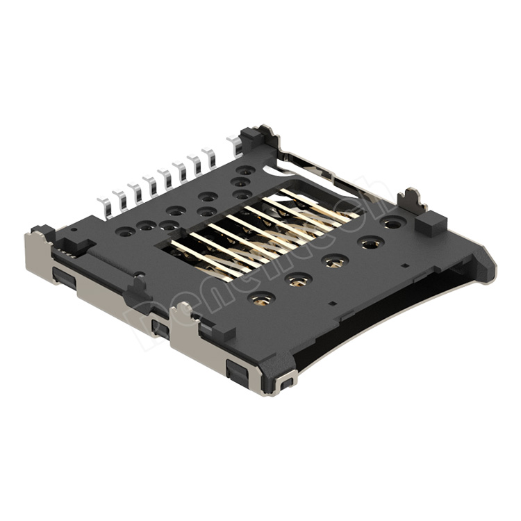 Denentech Micro SD PUSH H2.10 Micro SD卡座 内存卡槽连接器