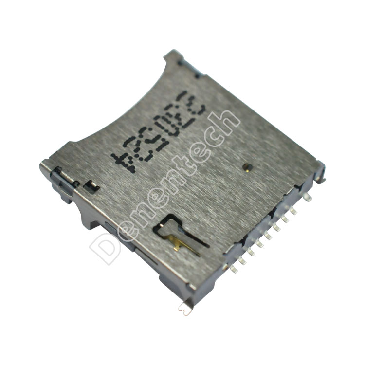 Denentech MicroSD 4.0 H2.7 push-push micro SD卡座 内存卡槽连接器