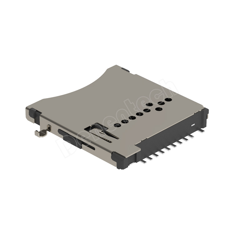 Denentech Micro SD PUSH Sink H2.30 MICRO SD内存卡槽 卡座连接器