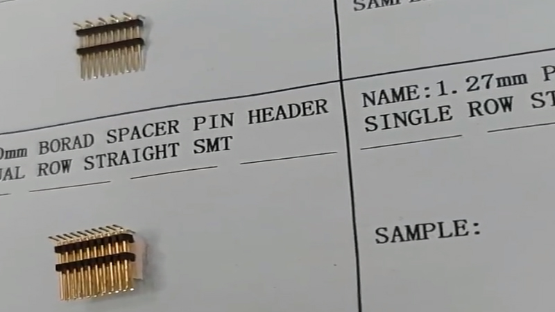 Denentech 2.54mm pin header triple row straight 2.54mm pin header ...