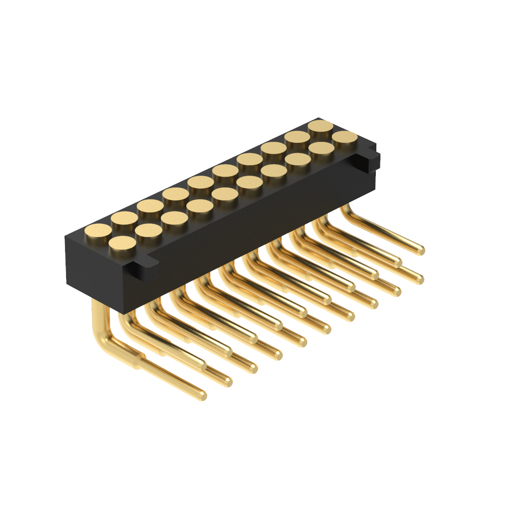 1.27mm POGO PIN连接器母座